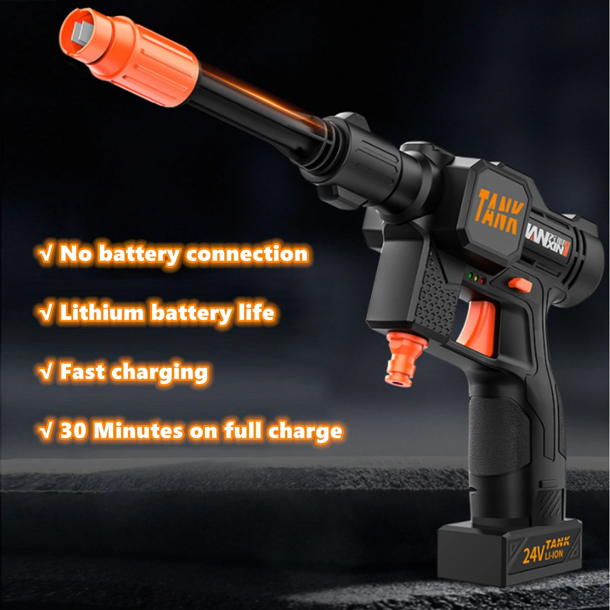 500W 0 12000mAh аккумуляторная электрическая Давление шайба Мощность стиральная