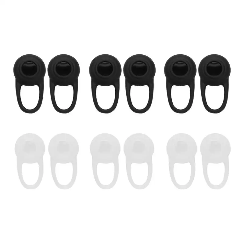 

6pcs In-ear Headset Earbuds Soft Silicone Ergonomic Elastic In Ear Earphone Earbuds Earpads Replacement Earphone Accessories
