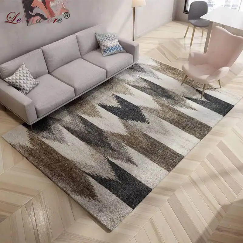 LeRadore200* 300 Скандинавская серия Кристалл шелковая пряжа геометрический Коврик для гостиной спальни журнальный столик комната коврик нескользящий ковер мягкий