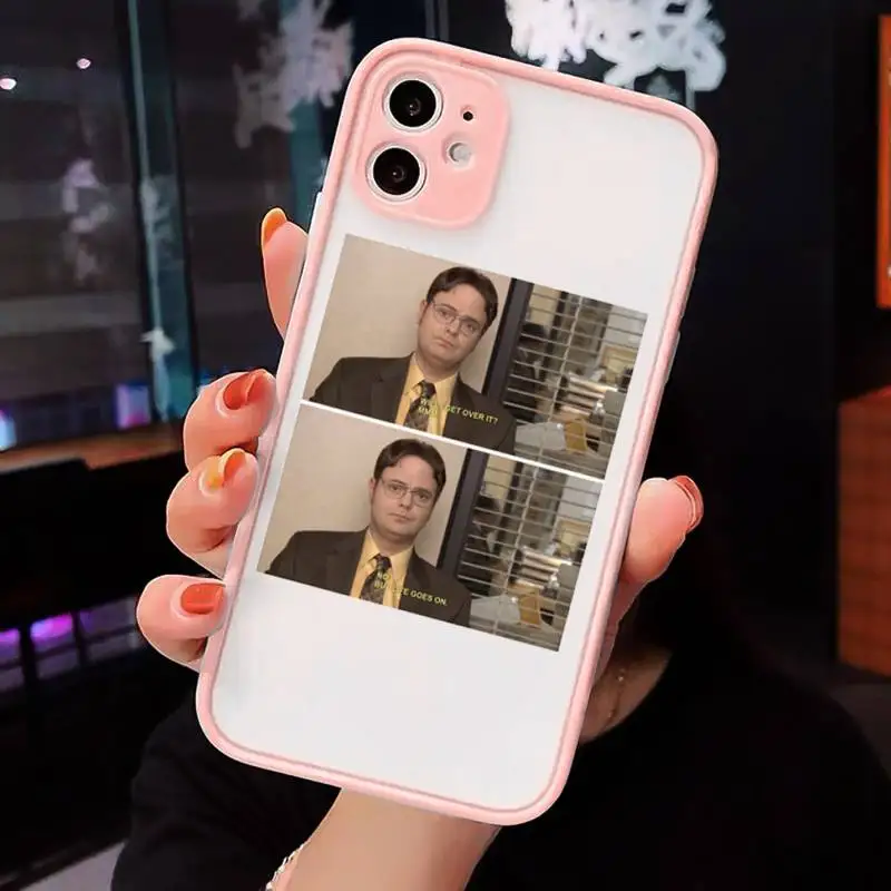 

The Office Phone Cases Matte For iPhone 12 Mini 11 Pro XR XS Max 7 8 Plus X Hard PC Back Cover