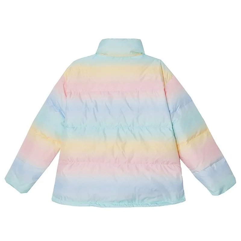 Осень-зима 2020 новый градиентный дизайн карамельные цвета свободная повседневная