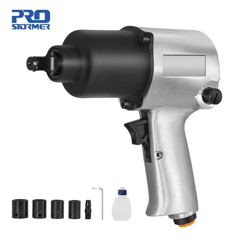 Пневматический гаечный ключ 550 нм 1/2 &quotс квадратным приводом ударный с большим