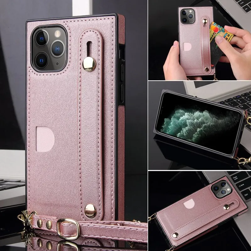 Чехол-бумажник с ремешком для samsung galaxy A90 Note 9 10 20 Pro S9 S10 S10E S20 Plus Ультра чехол