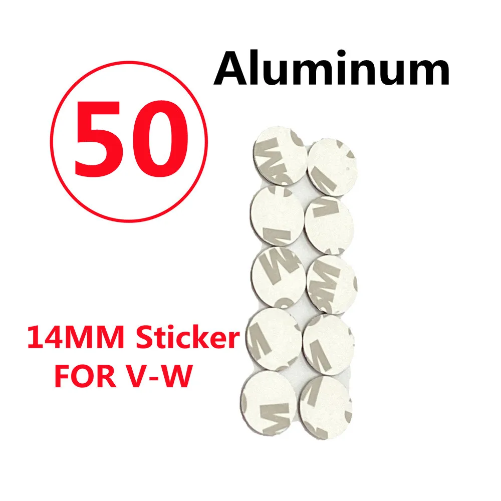 

10PCS 14mm Car Key Sticker Aluminum Emblem Logo For Hyundai Renault Chevrolet Kia Emblem Badge Black Color Fro KD VVDI Remote