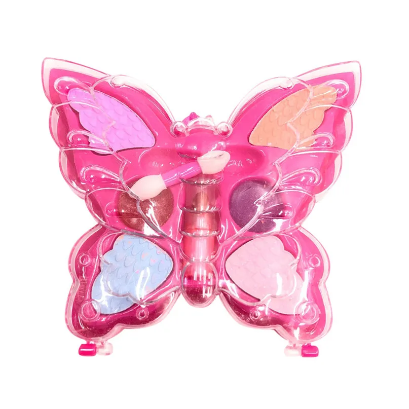 Детский косметический набор креативная коробка для макияжа принцессы бабочки