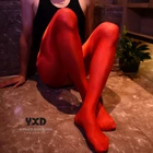 2 предметапартия размера плюс 70D Блестящий глянцевый u-образной выпуклостью спереди, чулки, открытая промежность, сексуальные обтягивающие чулки для детей для занятий йогой прозрачные этап жесткое придание