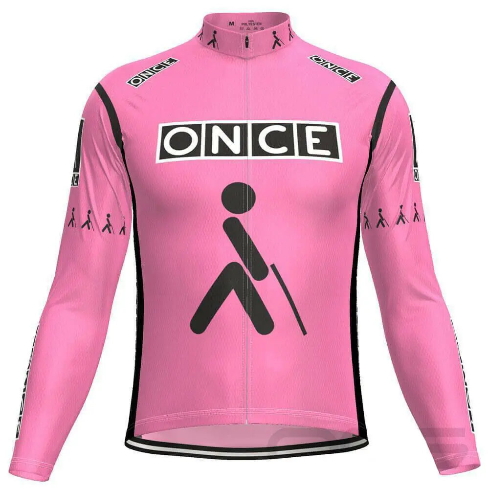 

Spring Summer Only Cycling Jerseys ONCE TEAM 2 COLORS RETRO CLASSIC Long Sleeve Men Bike Wear Cycling Clothing