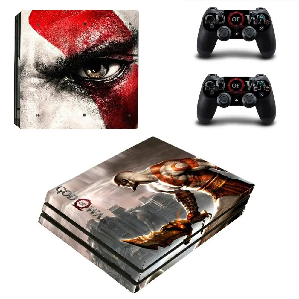Наклейка God of War для PS4 Pro, s Play station 4, наклейка на кожу, наклейка для PlayStation 4, PS4 Pro консоли и скины на контроллеры от AliExpress WW