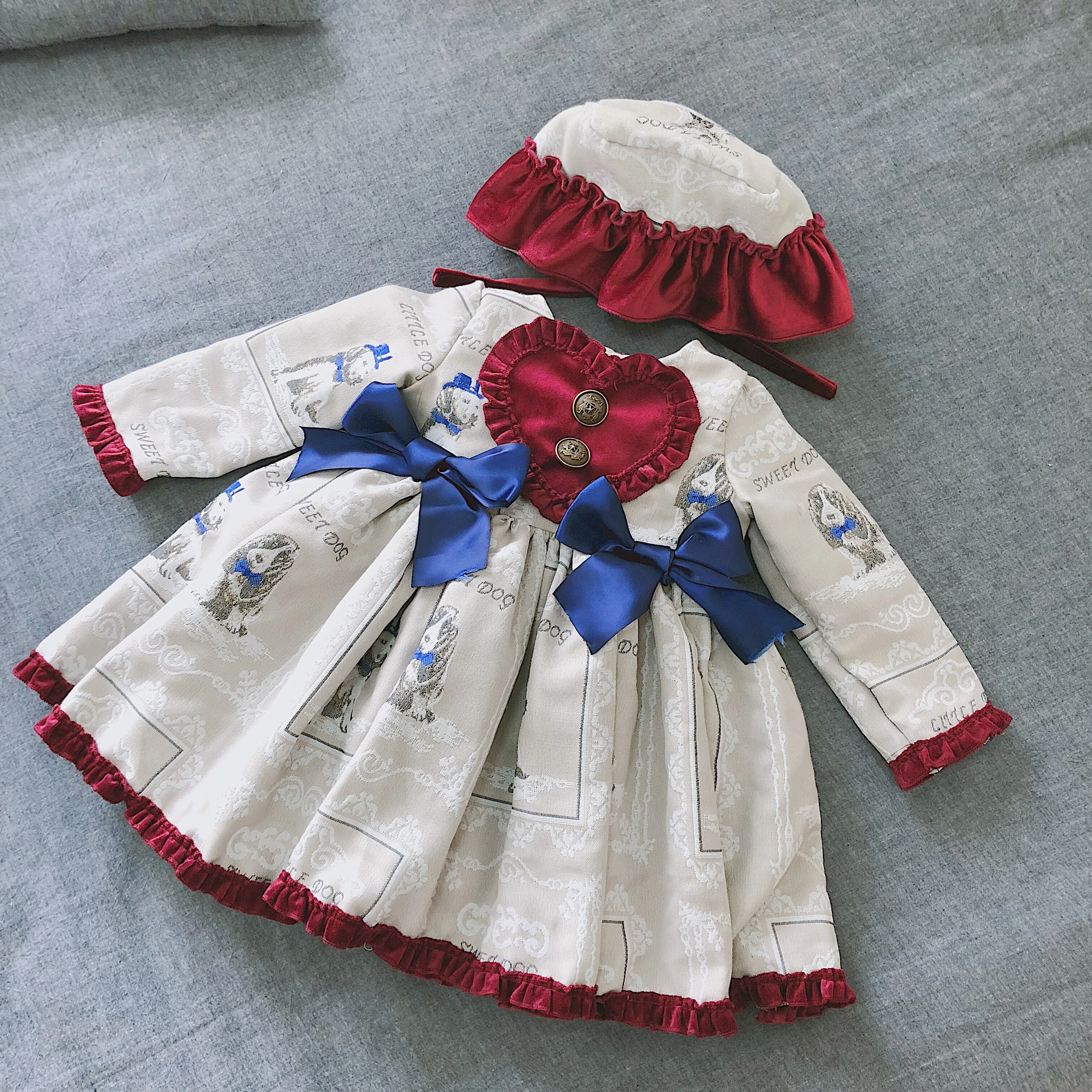 2 предмета осенне-зимнее винтажное испанское бальное платье принцессы вечернее