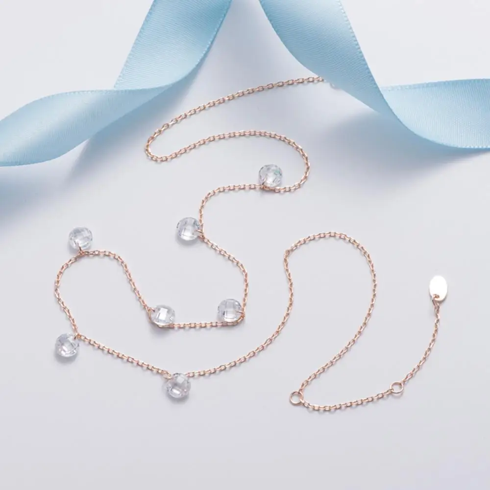 Женское ожерелье из серебра 925 пробы с драгоценными камнями | Украшения и