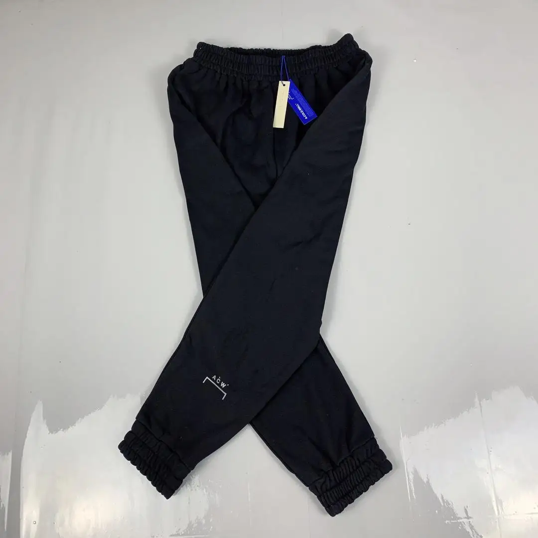 1black 19SS холодные настенные штаны 1:1 Топ Версия спортивный костюм на завязках Jogger уличная хип-хоп ACW брюки A-COLD-WALL брюки для мужчин и женщин - Цвет: 1black