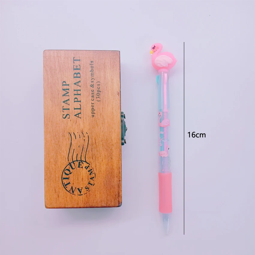 2 шт./лот корейский Фламинго синий черный красный шариковая ручка канцелярские