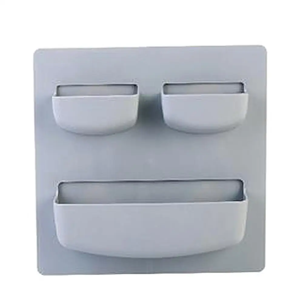 

Home Kitchen Bathroom Wall Sticky Storage Rack Free Perforation Wall-Mounted Storage Rack