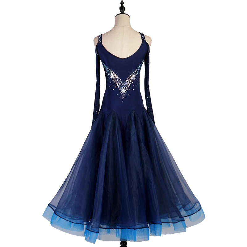 Бальные платья для румбы Дешевые Женщины Танго Костюм конкурса бальных танцев