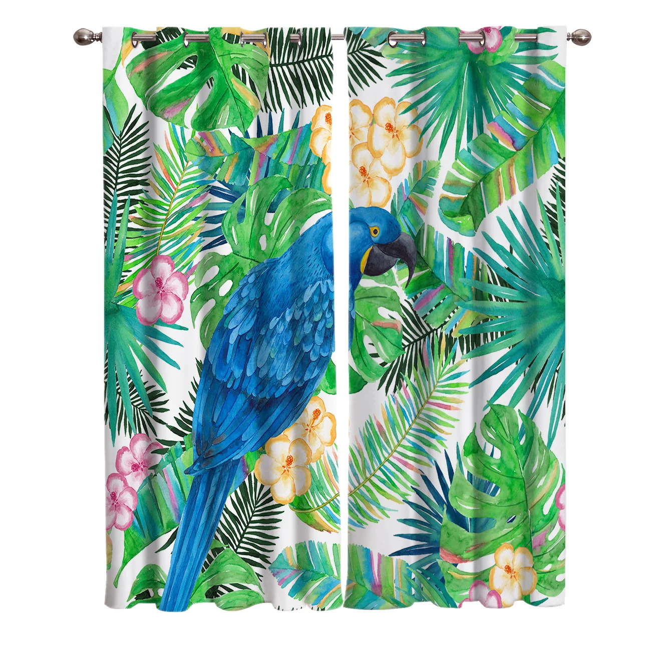 Тропическое растение пальмовый лист черепаха Leavea Parrot шторы для комнаты с