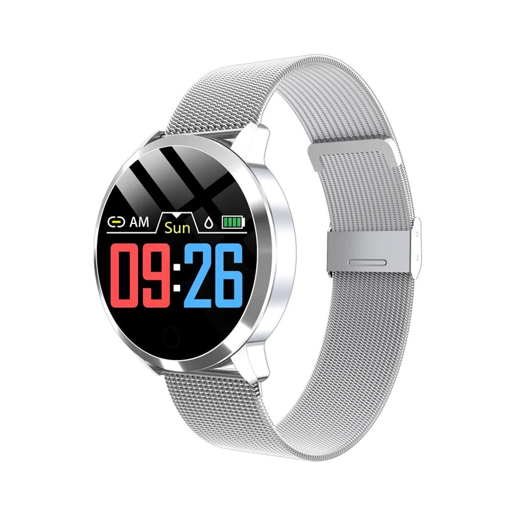 

Q8 Smart Watch OLED Color Screen Smartwatch Women Fashion Fitness Tracker Heart Rate Monitor