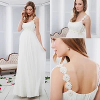 vestido de noiva bridal gown chiffon cheap for pregnant women plus size 2018 new off the shoulder mother of the bride dresses