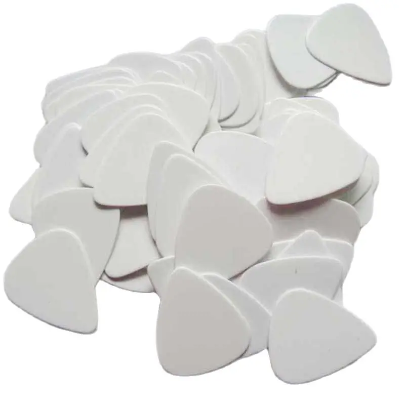 

SAMPLE 5pcs Celluloid Material White Guitar Picks