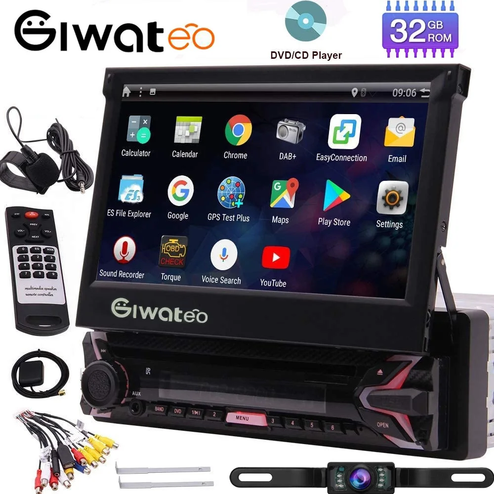 Автомагнитола giwaмотовездеход 1DIN 7 дюймов Android 10 0 GPS навигация радио DVD