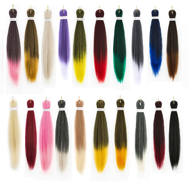 

LISI HAIR Synthetic Easy Jumbo Braids Hair Ombre Braiding Hair 20inches 26 inches Crochet Hair Extensions