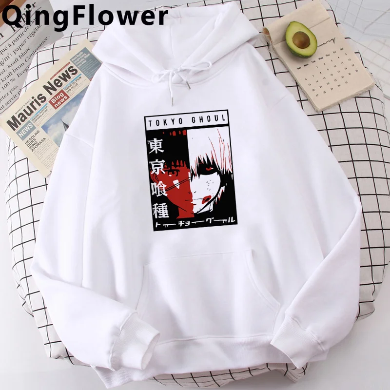 

Tokyo Ghoul Anime hoodies male 2021 grunge Oversized male clothing Ulzzang
