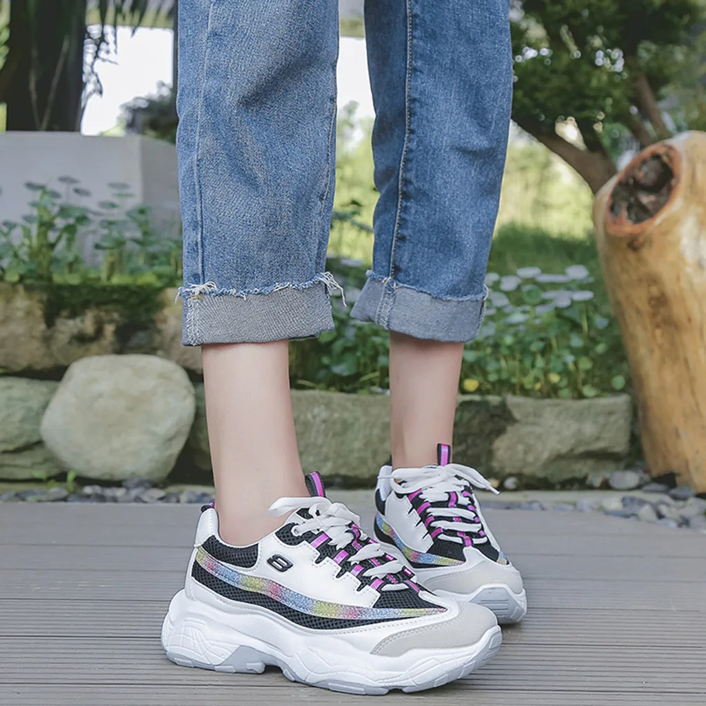 SAGACE/спортивная обувь Женская из сетчатого материала с перекрестными ремешками и