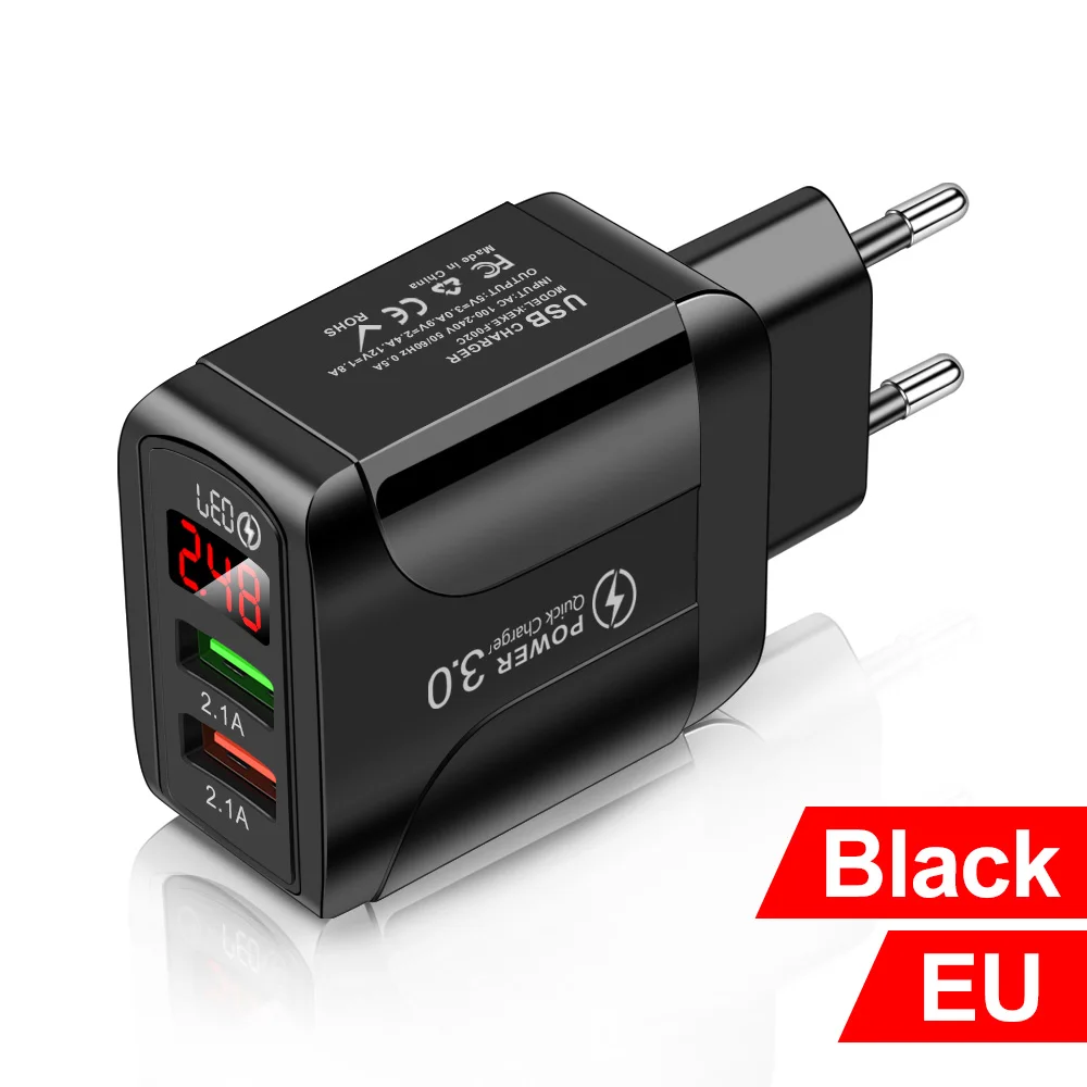 Быстрая зарядка 3 0 USB зарядное устройство настенное Зарядка адаптер QC для iPhone 12 13