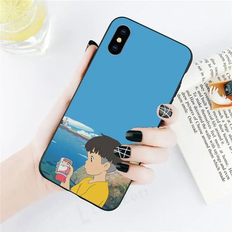 

Ponyo on the Cliff Phone Case for iPhone 11 12 pro XS MAX 8 7 6 6S Plus X 5S SE 2020 XR