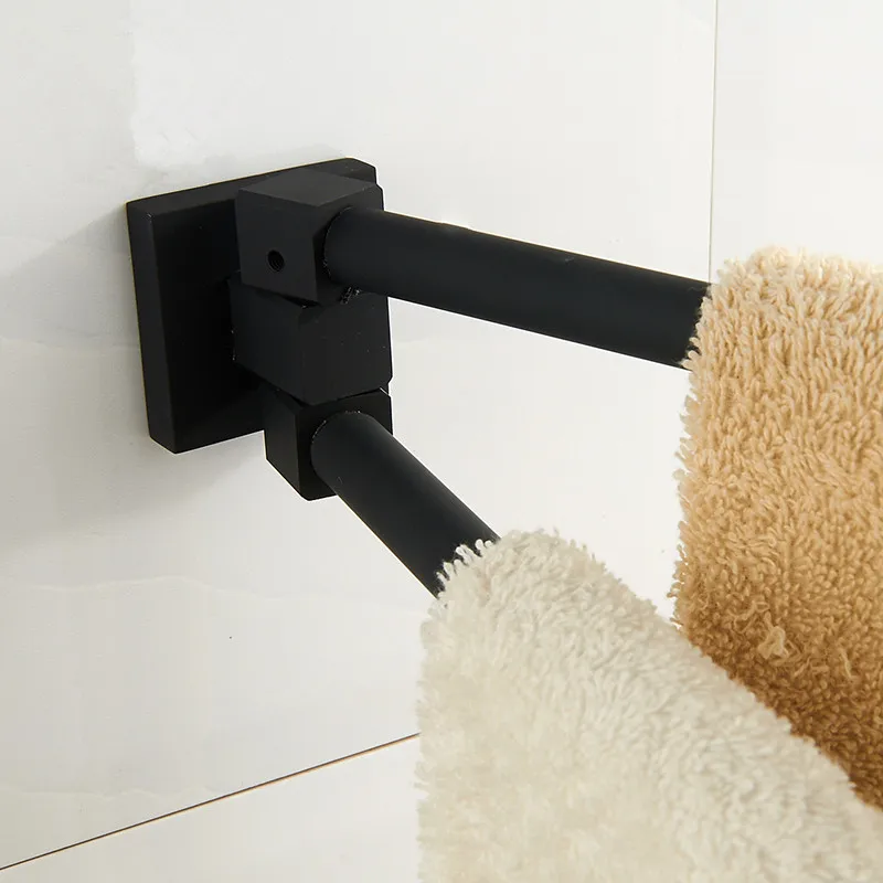 Аксессуары для ванной комнаты латунный материал хромированная/черная отделка