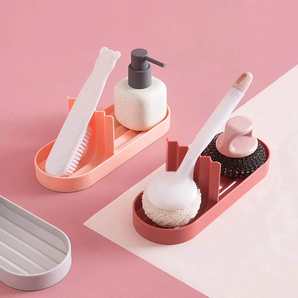 Держатели для хранения настольных составляют мытья посуды тряпка Кухня Ванная