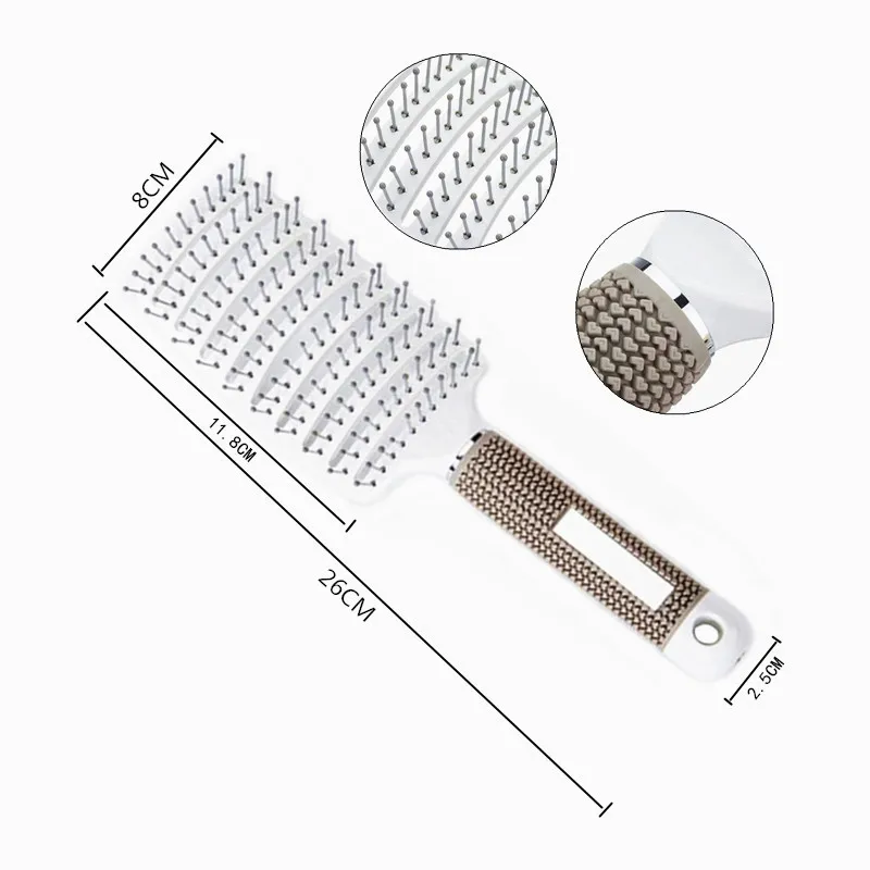 Парикмахерская расческа крупной формы с широкими зубьями вьющиеся волосы для