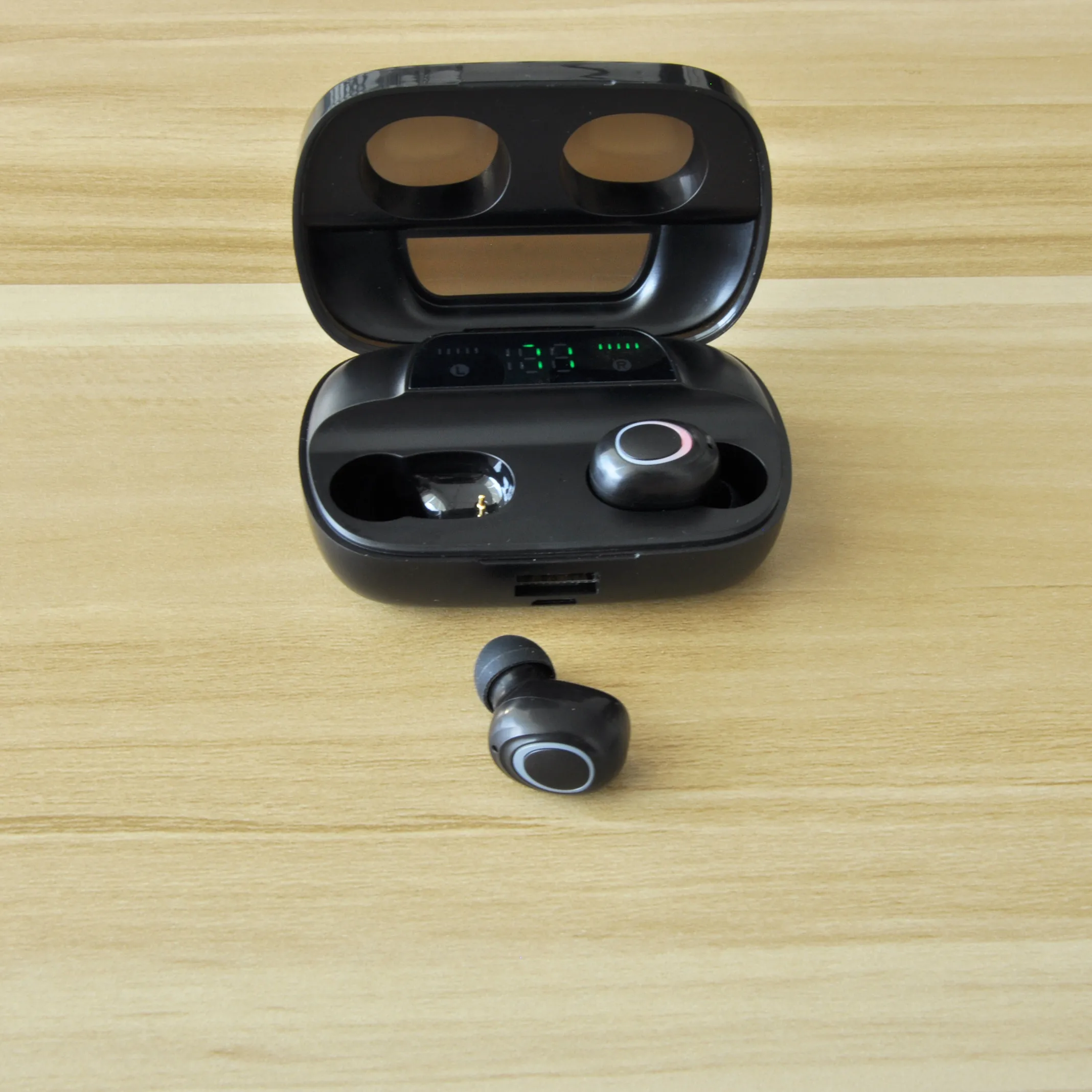 Новые беспроводные наушники-вкладыши для спорта, Bluetooth 5,0, сенсорные наушники, встроенный микрофон, звонок с зарядным устройством 3000 мАч для samsung