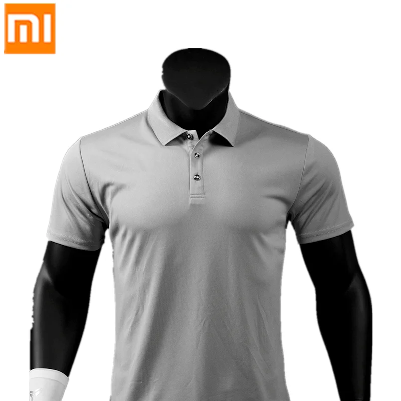 

xiaomi youpin solid color POLO shirt men's mesh breathable quick-drying comfortable moisture wicking lapel sports short sleeves