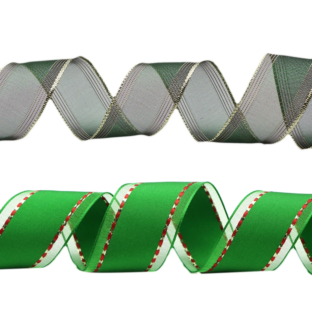 David аксессуары 25 ярдов 40 мм лента для украшения дерева подарочная коробка бант DIY