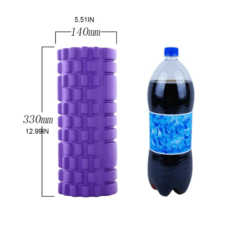 

Strong Foam Yoga Roller Mace Hollow Yoga Pillar Medium Density Deep Tissue Massager for Deep Muscle Massage Relaxation K3NC