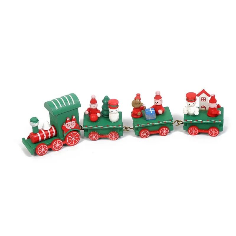 

Little Train Wooden Christmas Decorations for Home Xmas Decor Christmas 2021Year Christmas Ornaments Christmas home decoration