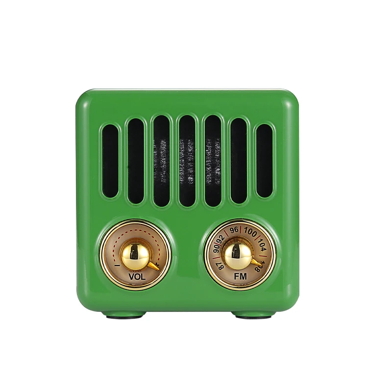 Green REDAMIGO цифровой FM радио AM цифровой интернет радио портативный fm AM радио Мини bluetooth динамик RADR917 - Цвет: Green