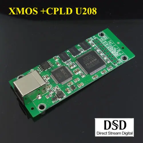 

XMOS + CPLD XU208 цифровой интерфейс USB SPDIF I2S out 384K DSD SITIME crystal