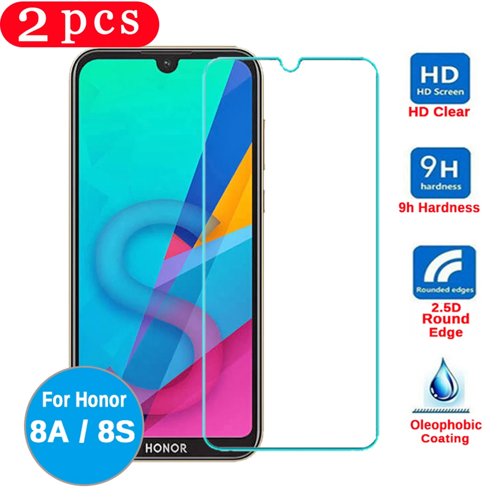 Закаленное стекло для huawei honor 8a 8s 8c 8 pro lite 8x max защитная пленка экрана телефона 9x 2