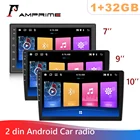 Автомагнитола AMPrime, универсальная мультимедийная стерео-система на Android, с поддержкой Bluetooth, Wi-Fi, GPS, 9 дюймов, типоразмер 2 din