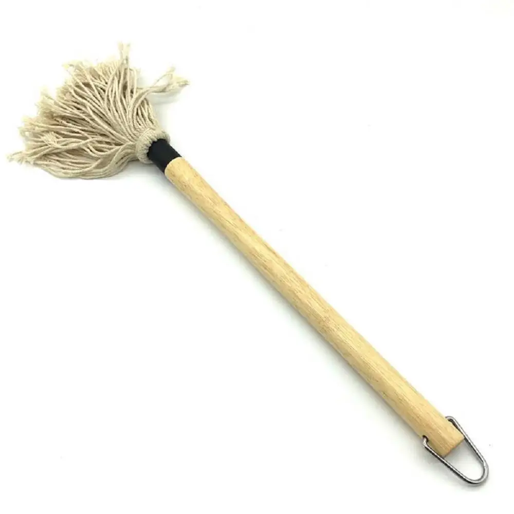 Экономичная обивка деревянная ручка для швабры Обжарка приготовления барбекю
