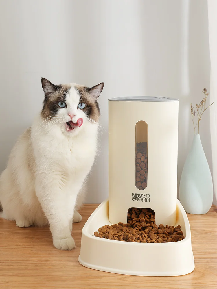 

Multicolor Pet Feeder Cat Automatic Feed Water Automatic Drinker Bowl Feeder Fonte Agua Feed Storage Bucket Pet Products JJ60WS