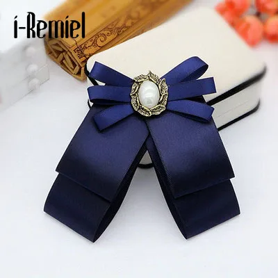 Брошь с бантом в Корейском стиле брошь цветами и рубашкой галстук-бабочка