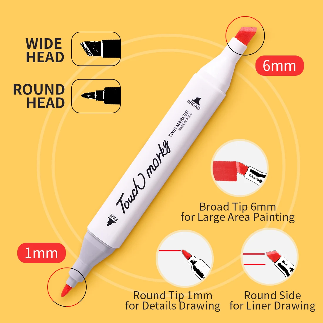 Искусство рисования маркеры Цветной набор ручек для надписи лайнер алкоголь