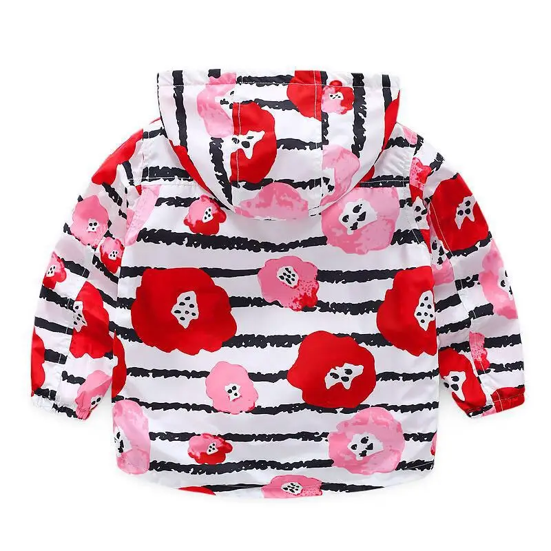 Детская куртка с принтом Thunderers ветровка длинными рукавами и капюшоном