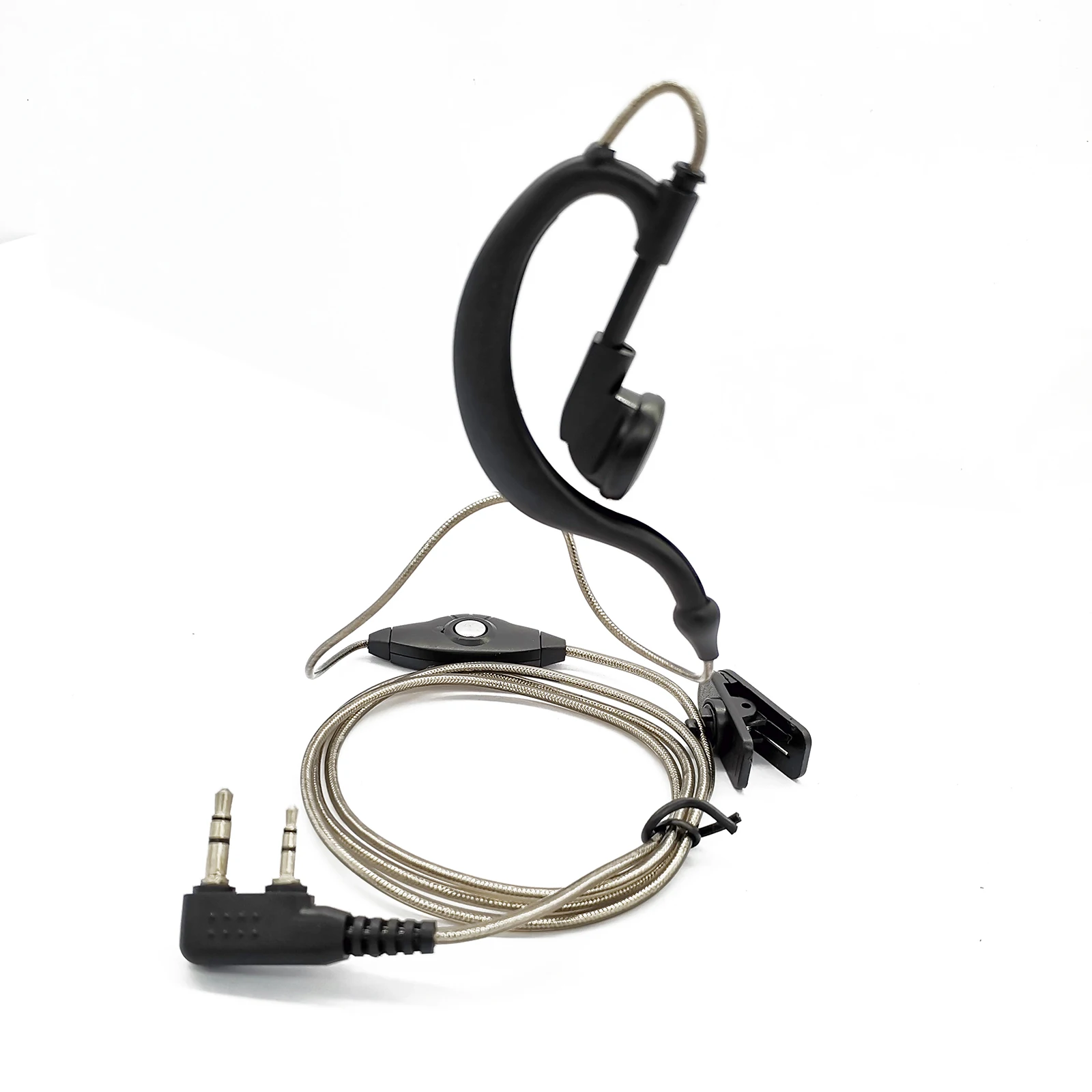 

2 Pin G Shape Earpiece Secret Service Headset Bodyguard Surveillance Earphone for Kenwood Puxing Wouxun Baofeng Two Way Radio