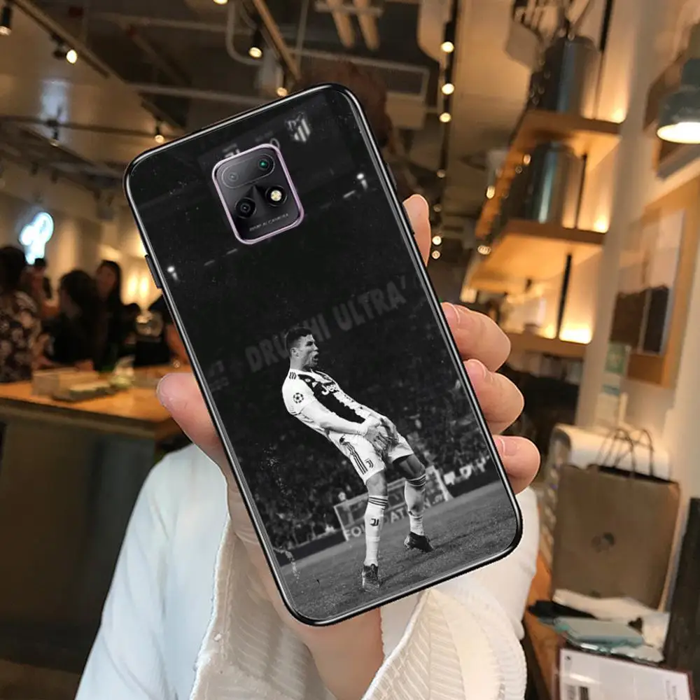 

Football superstar ronaldo lione mess Phone Case For XiaoMi Redmi 10X 9 8 7 6 5 A Pro S2 K20 T 5G Y1 Anime Black Cover Silicone