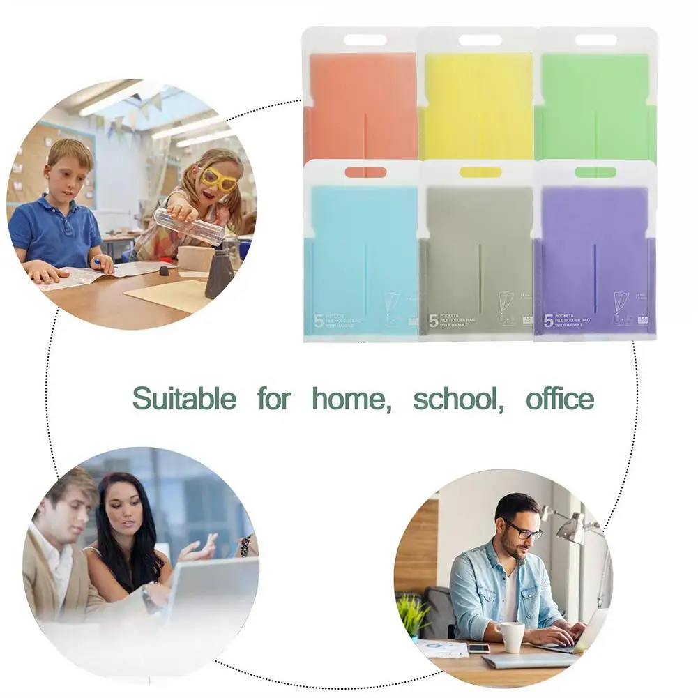 Expanding Accordeon File Folder Letter Size Organizer Suitable For Family School Office And Business Travel #Y2 | Канцтовары для
