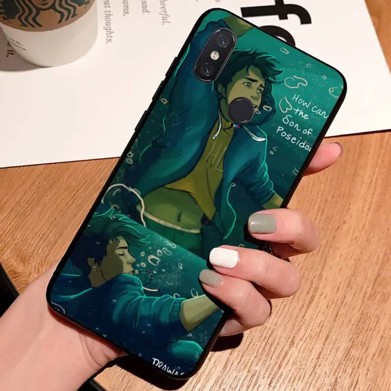 

percy jackson cartoon Movie Phone Case For Xiaomi Redmi note 7 8 9 t k30 max3 9 s 10 pro lite luxury brand shell