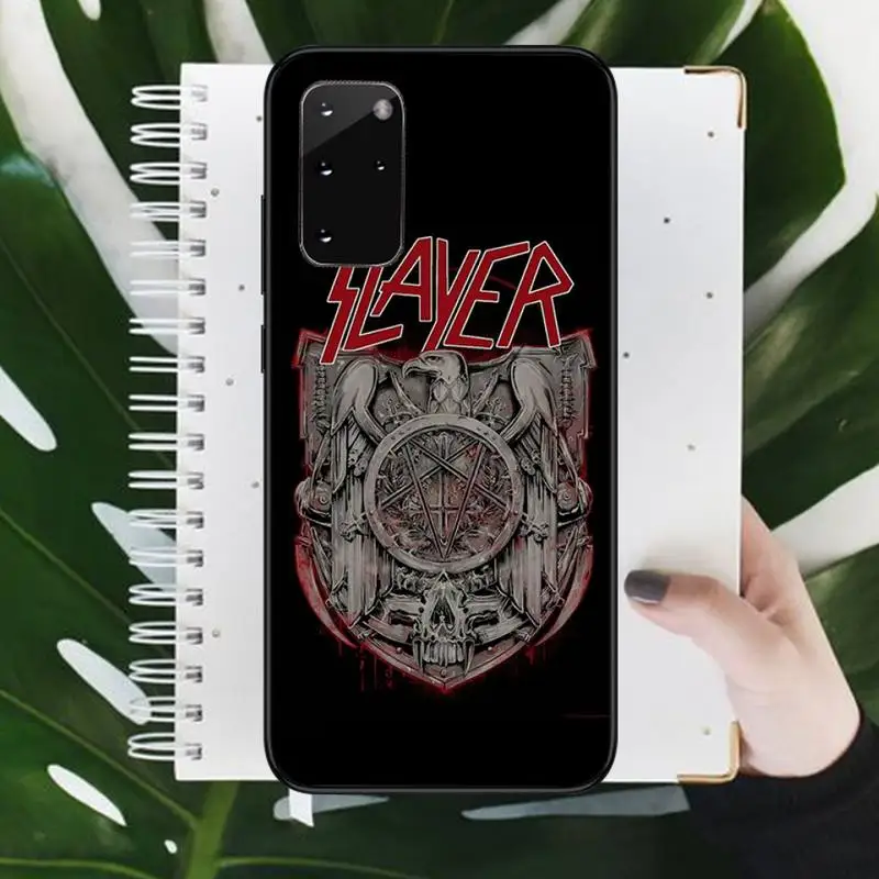 

Slayer Heavy Metal Rock Band Amazing Phone Case For Samsung galaxy S 9 10 20 A 10 21 30 31 40 50 51 71 s note 20 j 4 2018 plus